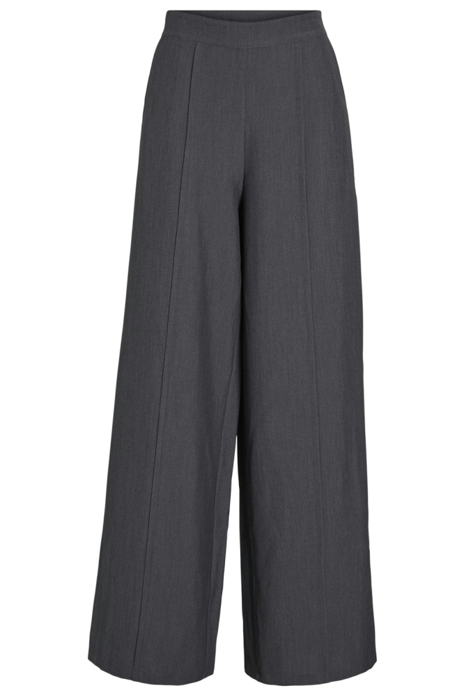 VIVALRIE HW WIDE PANTS/BFS 14110208 Medium Grey Melange